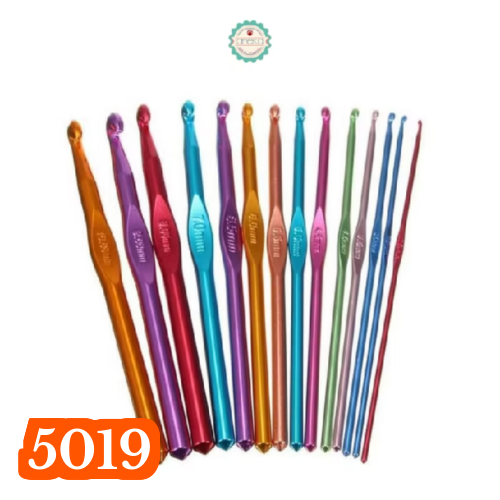 ANEKA - Hakpen (Jarum Rajut) Alumunium / Multicolor Crochet Hooks - PCS