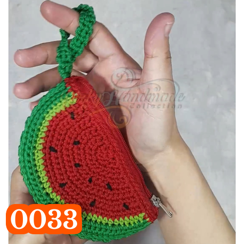 Dompet Koin Rajut Semangka